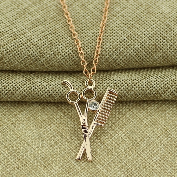 Hair Stylist Cosmetologist Barber Necklace - Picture 2 of 6